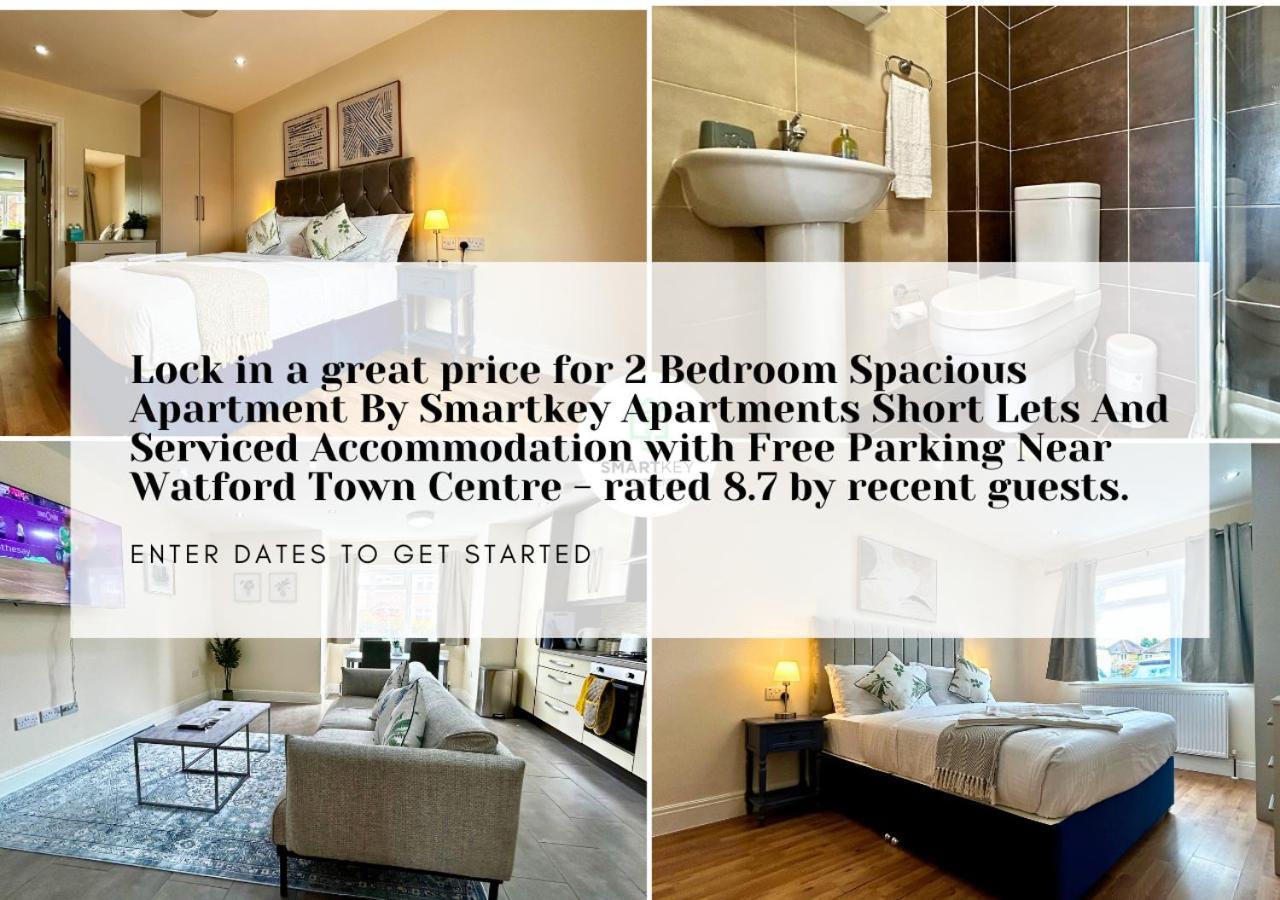 Modern 2 Bed 2 Bath Apartment Free Parking 왓퍼드 외부 사진